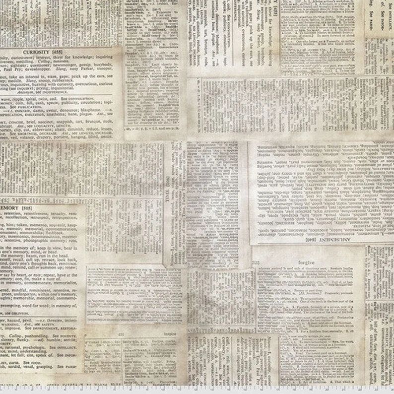 Dictionary 108 Wide Back By Tim Holtz